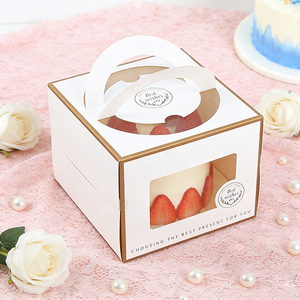 Boîtes pliantes personnalisées pour gâteaux et desserts, emballages cadeaux en carton de qualité alimentaire pour Noël - Product Image 3