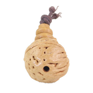 Breloque pagode en forme de noyau de pêche à trois voies, style chinois, 13-15mm, pour cérémonie religieuse, accessoire de bijouterie DIY - Product Image 4
