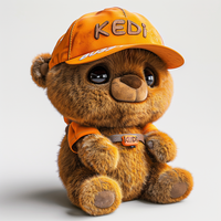 Nouvelle conception 2025 : Peluche souris mignonne avec fourrure et rembourrage en coton PP, taille personnalisée pour cadeau d'enfant