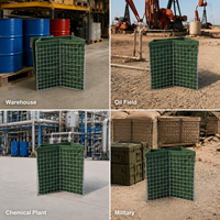 Cage antidéflagrante verrouillable en treillis métallique galvanisé, enclos de sécurité anti-explosion robuste, sur mesure, durable, longue durée de vie, qualité industrielle