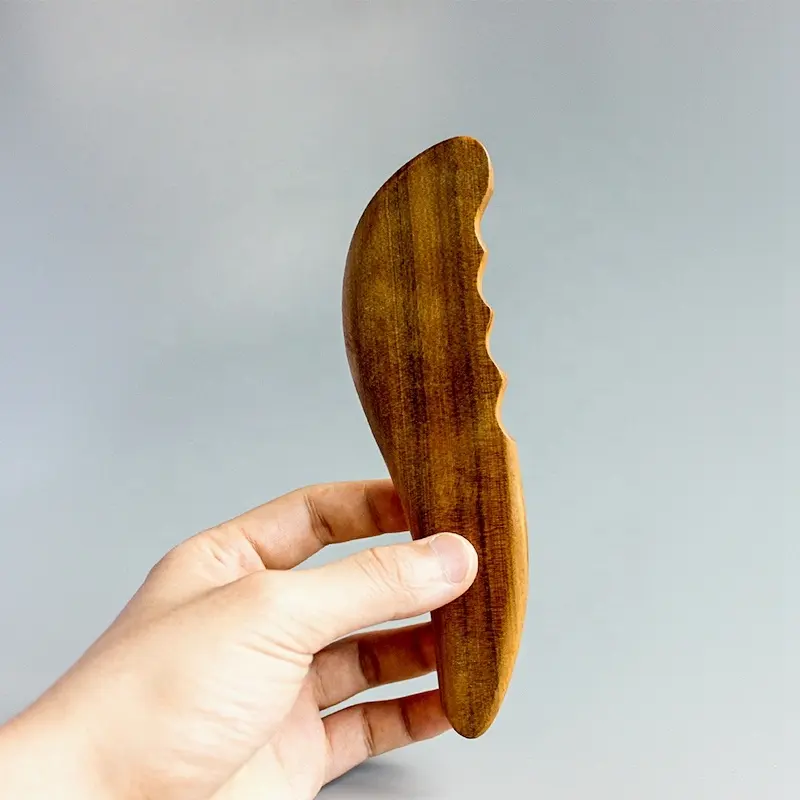 친환경 Gua Sha 스틱 나무 바디 마사지 스틱 도구 환경 나무 치료 안티 셀룰 라이트 마사지 Guasha 지팡이