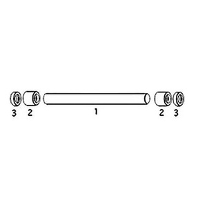 Eje de control de carga hidráulico OEM AR39181 R43318 compatible con John Deere 1020 1520 2020 2030 2440 2630 2840 4040 3029D - Product Image 1