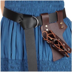 Étui de sabre médiéval européen en cuir PU, attache en corde, pour LARP, jeu de rôle, fête, sangle de sabre, usage adulte - Product Image 5