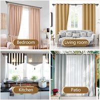 Tringle à rideau double en aluminium de style minimaliste pour décoration de chambre à coucher
