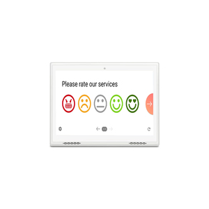 Botones de pantalla táctil de escritorio de 10,1 pulgadas feliz o no venta comentarios de los clientes máquina de tasa de satisfacción en tiempo real - Product Image 2