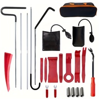 Kit d'outils pour portières de voiture avec pompe à air gonflable, outils de fixation pour ouverture de fenêtres et portières de voiture, kits à longue portée et sac de transport