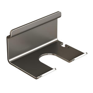 Support mural rectangulaire en acier inoxydable pour sèche-cheveux, gris graphite, durable, profondeur 7,9 pouces, pour salle de bain - Product Image 2