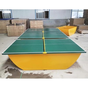Outdoor <b>Table</b> <b>Tennis</b> <b>Table</b> Steel Boat Shaped Anti Weathering Freestanding For Residential Communities - Product Image 3