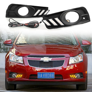 Luz diurna LED para Chevrolet Cruze 2009-2014 con cubierta de luz antiniebla e intermitente para faro delantero - Product Image 1