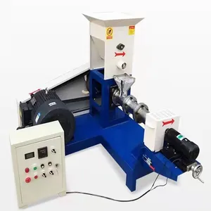 Commercial 40kg/h fish feed pellet extruder machine/ cat food feed extruder