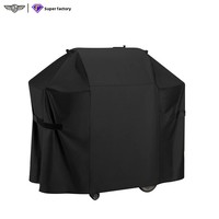 Housse de barbecue Maple Joy Courtyard en tissu Oxford, logo personnalisé, imperméable, résistante au soleil, durable, pour table de foyer extérieur