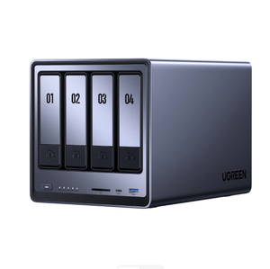 UGREEN DXP4800 4-Bay USB NAS Personal <span class=keywords><strong>Cloud</strong></span> 8GB RAM N100 Processor Network Storage Server Home Support Virtual Machines - Product Image 1