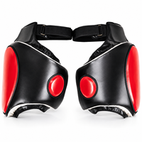 Protège-cuisses Muay Thai personnalisables avec logo, en cuir PU, cibles de frappe durables et écologiques pour l'entraînement de boxe, MMA et kickboxing