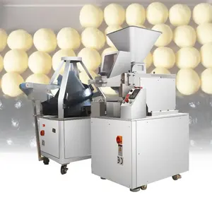 آلة تقطيع كرات الخبز والعجين الأوتوماتيكية ، بكرة دائرية ، ماكينة تقطيع الخبز الصغيرة