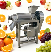 Duurzame commerciële spiraalpers met hoge productiviteit voor fruitverwerkingsbedrijven en thuisgebruik