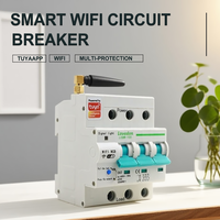 Mini disjoncteur Smart Mcb pour usage domestique Fréquence nominale 50/60Hz avec Wifi 1P/2P/4P Pôles Matériau en cuivre