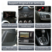 Sistema de Navegación GPS con Pantalla Dividida de 12.3 Pulgadas, Android 14, DSP, WiFi Integrado, CarPlay, Cámara de Reversa y Reproductores MP3/MP4 para Audi A1/A3/Q3