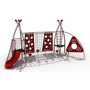 Trung Quốc cung cấp sân chơi ngoài trời dây thiết bị ròng CHƠI thiết bị trẻ em dây tất nhiên sân chơi để bán - Product Image 3