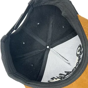 Custom 3D Embroidered Logo Sports Caps For Men Hats Blank Hiphop Flat Wood Brim Snapback Cap