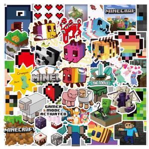 ZY0477C 100 pièces/paquet dessin animé mon monde pâte autocollants étanche déplacer bouteille d'eau autocollant bagages ordinateur portable autocollants - Product Image 2