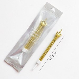 儿童派对装饰用独立包装生日蛋糕蜡烛皇冠字母蜡烛 - Product Image 6
