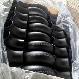 מפעל מותאם אישית שחור פלדה פחמן דו-יצוק מרותך 45 90 מעלות astm 180 45 מעלות 180 החלקה חלקה - Product Image 3