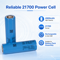 Batterie lithium-ion rechargeable haute capacité et haute puissance 21700 45T 48G 50E 4500mAh 4800mAh 5000mAh pour vélos électriques et outils électriques