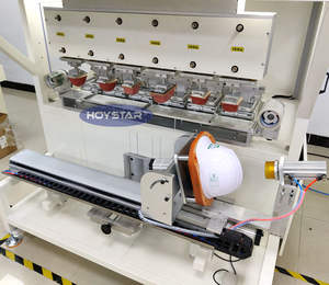 เครื่องพิมพ์แพด 6 สี สำหรับหมวกนิรภัย เครื่องพิมพ์แพดสำหรับหมวกแข็ง - Product Image 5