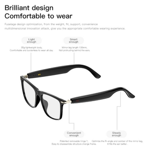 Gafas inteligentes con IA para hombre, gafas de sol con Bluetooth para llamadas telefónicas y reproducción de música, gafas para exteriores con protección UV4.0 y polarizadas. - Product Image 2