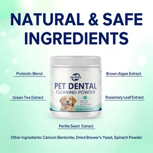 Polvo Dental para Mascotas OEM ODM, Suplementos para el Cuidado Bucal, Limpieza de Dientes para Perros con Probióticos - Product Image 2