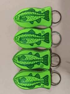 Porte-clés flottant en néoprène en forme de poisson RYO avec couleur et logo personnalisés pour 5-6 clés |   Accessoire de surf en plein air - Product Image 3