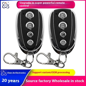 Không dây bốn nút điều khiển từ xa sao chép chìa khóa xe điện cửa nhà để xe lăn màn trập 315/433M kim loại từ xa CR2025 - Product Image 6