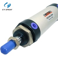 Cylindre à air réglable MAL32 Mini cylindre en alliage d'aluminium petit pneumatique MAL32 * 250/300/350/400/450/500 pièces alésage 32mm