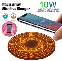 Chargeur sans fil certifié WPC Magic Array 5W 10W en gros d'usine pour Type-C/Micro USB