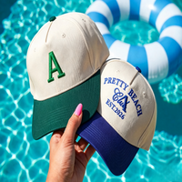 Casquette de baseball unisexe vintage à 5 panneaux réglable avec logo brodé 3D personnalisé de haute qualité pour la vente en gros
