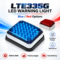 Feu de signalisation avant haute luminosité Senken LTE335G 12V 24V, clignotant LED étanche pour moto et véhicule de secours d'urgence