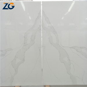 Zgstone hiện đại calacatta Trắng Vanity thạch anh truy cập hàng đầu-to-kích thước Carrara grey tĩnh mạch nhân tạo thạch anh phiến đá hoa cho khách sạn - Product Image 6