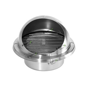 Hefengxing Ventilation Hood 304 Stainless Steel Outdoor Air Outlet Rainproof Insect Net Wall Mount Screw Fixing - Product Image 5