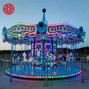 <span class=keywords><strong>Parc</strong></span> d'attractions pour enfants Fun Ocean Carrousel 16 passagers <span class=keywords><strong>Parc</strong></span> d'attractions chinois Carrousel de chevaux électriques pour la vente de <span class=keywords><strong>parc</strong></span> - Product Image 1