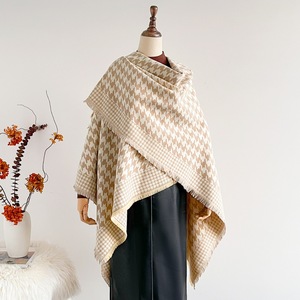 Manteau d'hiver <span class=keywords><strong>de</strong></span> marque, cape, châle, écharpe, effet cachemire, doux, pour femmes, ouvert sur le devant, <span class=keywords><strong>poncho</strong></span>, cape, châle, luxe - Product Image 3