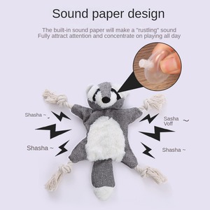 Juguete de Peluche Interactivo para Perros con Dientes de Mapache, Marca Fox, de China Sourcing Company, Mercado de Yiwu, CDF032 - Product Image 6