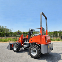 Kompakter Elektrischer Frontlader Umweltfreundlicher 4WD Batteriebetriebener Landwirtschafts-Lader mit Niedrigen Betriebskosten Mini Elektrischer Radlader