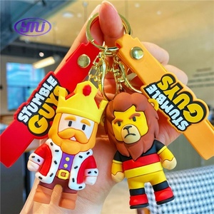 Portachiavi del <span class=keywords><strong>Gioco</strong></span> <span class=keywords><strong>Stumble</strong></span> <span class=keywords><strong>Guys</strong></span>, Simpatica Figura del Re Banana, Divertente Ciondolo per Borsa, Ornamento per Auto, Accessorio per Chiavi, Giocattolo, Regalo di Natale - Product Image 3