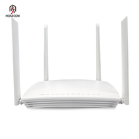 Router Inalámbrico de Fibra Óptica Wifi AC1200 de Doble Banda Wifi 5 de 1200 Mbps con 4 Puertos LAN RJ45, VoIP, USB, Módem XPon ONU para FTTH