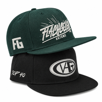 Casquettes personnalisables à 6 panneaux, casquette snapback à visière plate, broderie 3D, casquettes de baseball, hip hop, unisexe, vente en gros, OEM