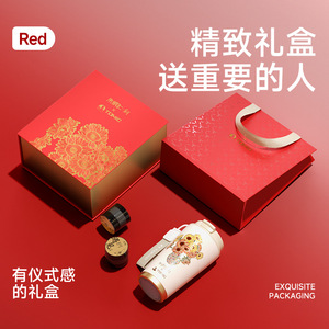 แก้วกาแฟโทมิค 316 สแตนเลสสตีล จู ปิงเรน โค แบรนด์ แก้วน้ำเก็บอุณหภูมิ ชุดกล่องของขวัญ ลายดอกไม้ - Product Image 2