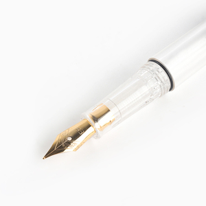 Jovesun - Bolígrafo de Tinta de Color Transparente para Estudiantes, Punta Recta, Diseño de Codo, para Escritura Artística, Plástico, con Caja de Regalo - Product Image 2