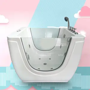 欧洲婴儿水疗店热水使用浴缸丙烯酸儿童游泳池婴儿水疗浴缸刚出生不久的婴儿沐浴