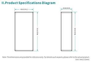 เซ็นเซอร์วัดอุณหภูมิและความชื้นแบบดิจิตอล SHOONIS 2-in-1 สำหรับติดตั้งในตู้  ระบบเก็บข้อมูลสามช่องสัญญาณ  พร้อมอินเทอร์เฟซ RS485 จำนวน 2 ช่อง สำหรับการตรวจสอบตู้ - Product Image 2