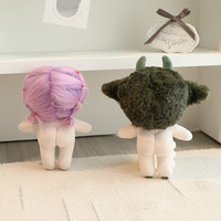 Kpop Idol-Poupée en peluche personnalisée de 20cm à poser soi-même pour créer votre propre design Technique brodée